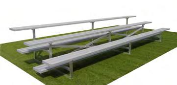 Site Amenities Bleachers and Benches GARED Aluminum Bleachers provide top-quality seating for anywhere that fans and spectators might gather Great for stadiums, arenas, sports fields, parks,