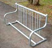 loop bike racks Optional surface-mount installation is available; please call for quotation.