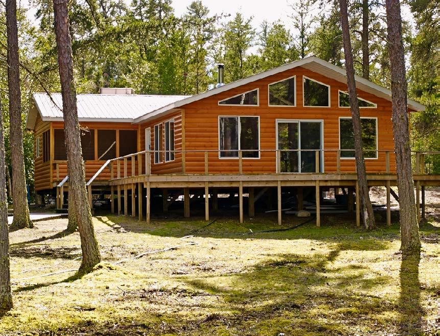 Staying in the isolated cabin on Malette Lake offers you absolute solitude and superb fishing.