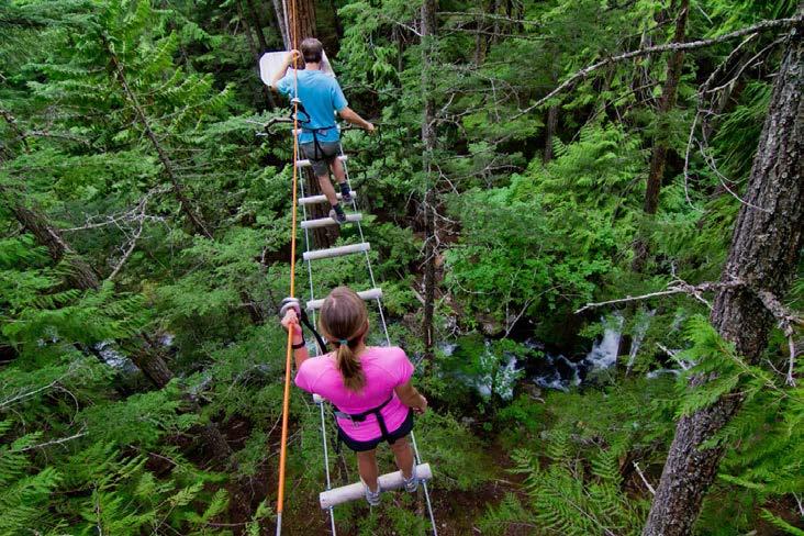 Example Itinerary #1 Group of 200 people. Each person will do both Superfly Ziplines and the Treetop Adventure (2 sections).
