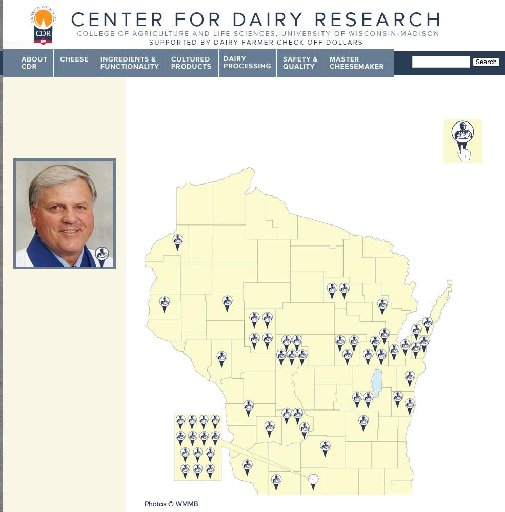 Check out the Master Map which provides a unique view of all the state s Master Cheesemakers.