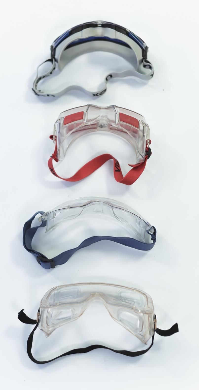 Critical aspects of the safe use of personal protective equipment TECHNICAL DOCUMENT Different types of goggles Characteristics No ventilation, good anti-fog coating, soft silicon seal