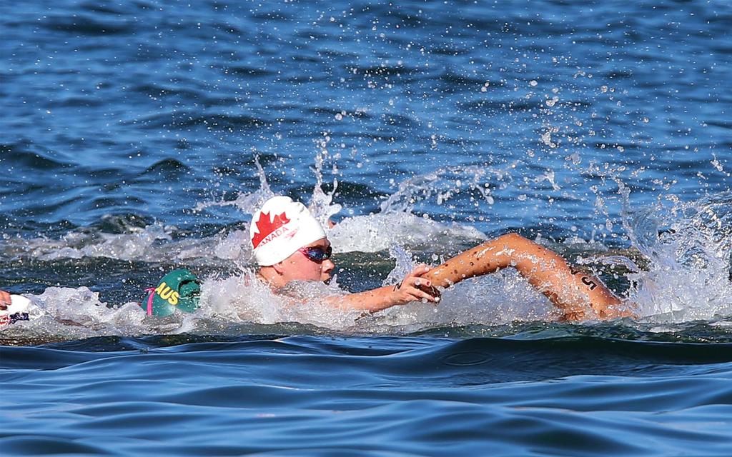 Our talented endurance-based athletes should be exposed to performance open water swimming because it is different from long distance swimming.