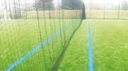 5) Recessed tarmac areas allow safe storage of goalposts