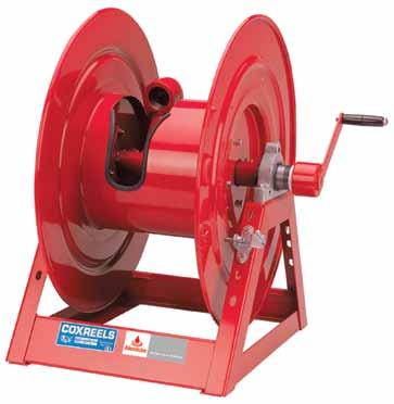 1185 SERIES LARGE CAPACITY HOSE REELS All metal construction Engineered and designed for use in challenging, heavy duty applications Pressures of up to 600psi Nitrile swivel seals 1185-1124 stores