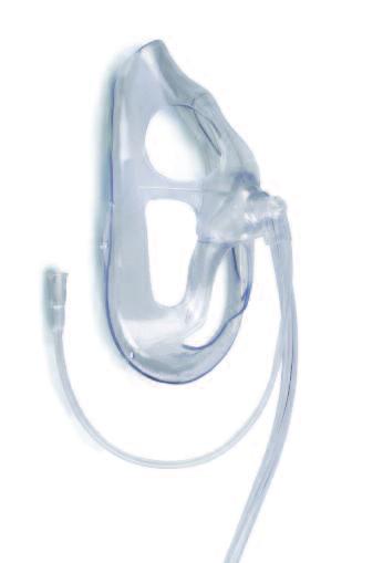OxyMask EtCO2 Oxygen flows from 1 to 12-15 litres per minute Delivers 24% to 65% oxygen with End-Tidal CO2 monitoring Three sizes available: Adult Plus (25% larger mask) Kid (3-10 years old, 33-70
