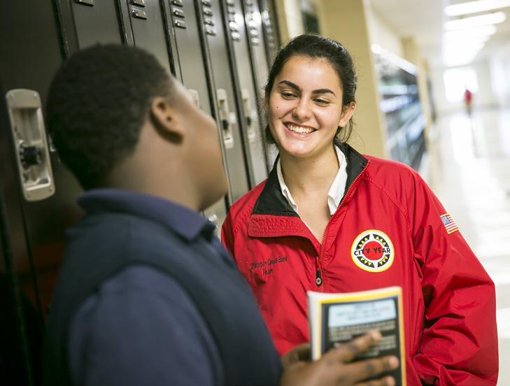 Founded in Boston in 1988, City Year works in 27 communities across the United States and has international affiliates in London, Birmingham and Manchester, England and Johannesburg, South Africa.