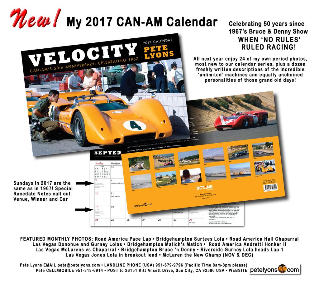 Media Release Pete Lyons CAN-AM Calendar 2017 3.