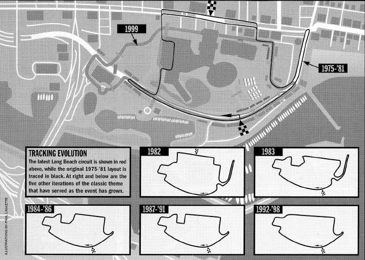 Tracking Evolution: 1999 Circuit Map Version A - 12/98
