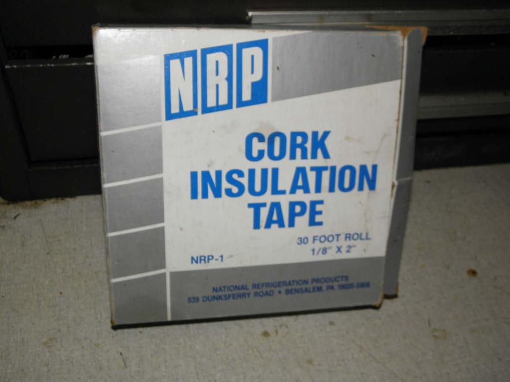 Chemical Name: Cork Insulation Tape Manufacturer: NRP Container