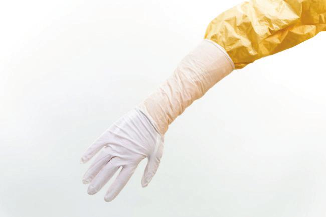 Safe use of PPE in the treatment of infectious diseases of high consequence TECHNICAL DOCUMENT Practical hints Inner gloves a glove of intermediate thickness works well as an inner layer consider