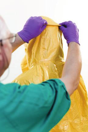 Safe use of PPE in the treatment of