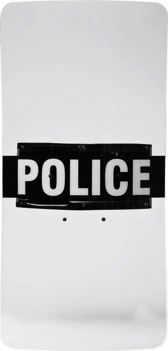 FRONT Optional Police Decal Shown Triangle Handle 2036H: 20 x 36 (50.8cm x 91.