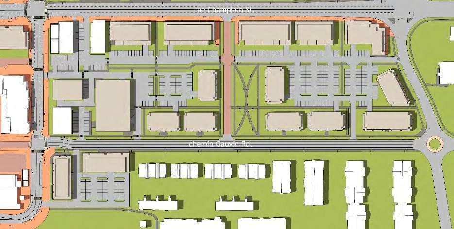 107 Figure 6.36: Plan view of the proposed Gauvin Road Development District 6.4.
