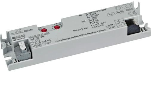 HandRail 930xx LED V-CG-SLU350 Ordering details modules Type Order No.