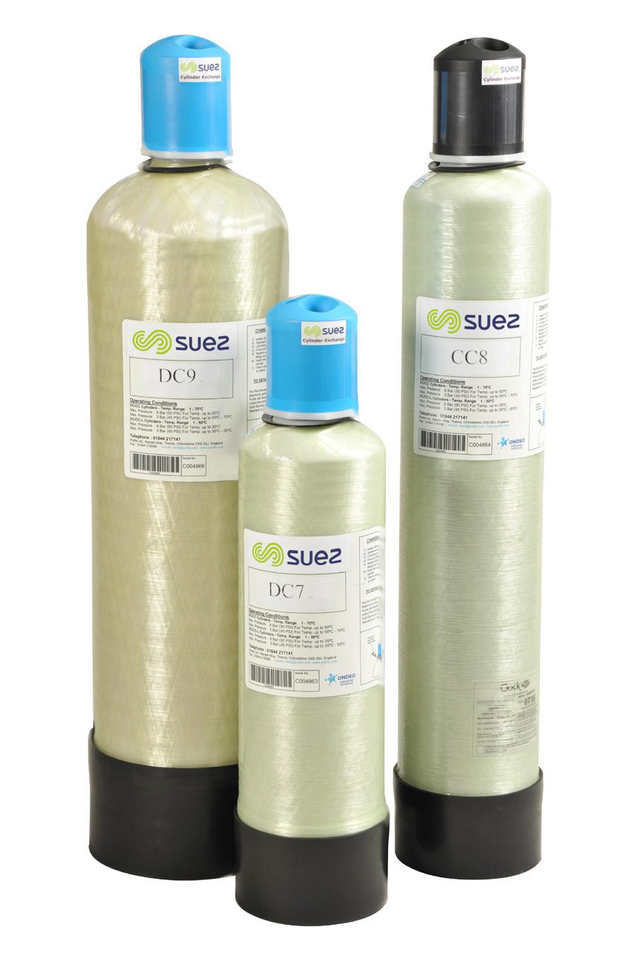 The exchange cylinder concept If you require purified water with low expenditure, then the SUEZ Cylinder Exchange Service is for you.