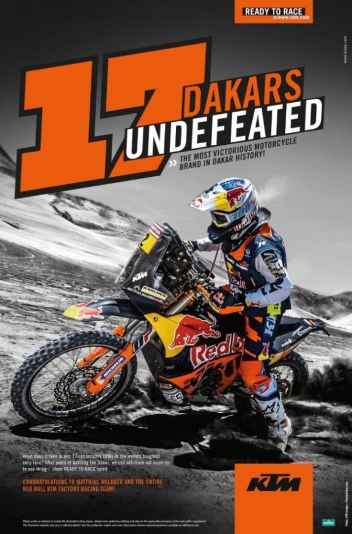 Highlights 2017 and outlook at a glance 1 Another record year for KTM Industries 4 Entering the ebike market, next level of e- mobility EUR 1,533m revenues (+14% vs 2016) and record revenues for the