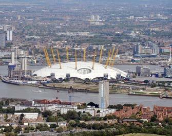 CLOSE TO THE VALLEY O2 ARENA Since re-opening as the O2 Arena in 2007, the formerly known Millennium Dome has