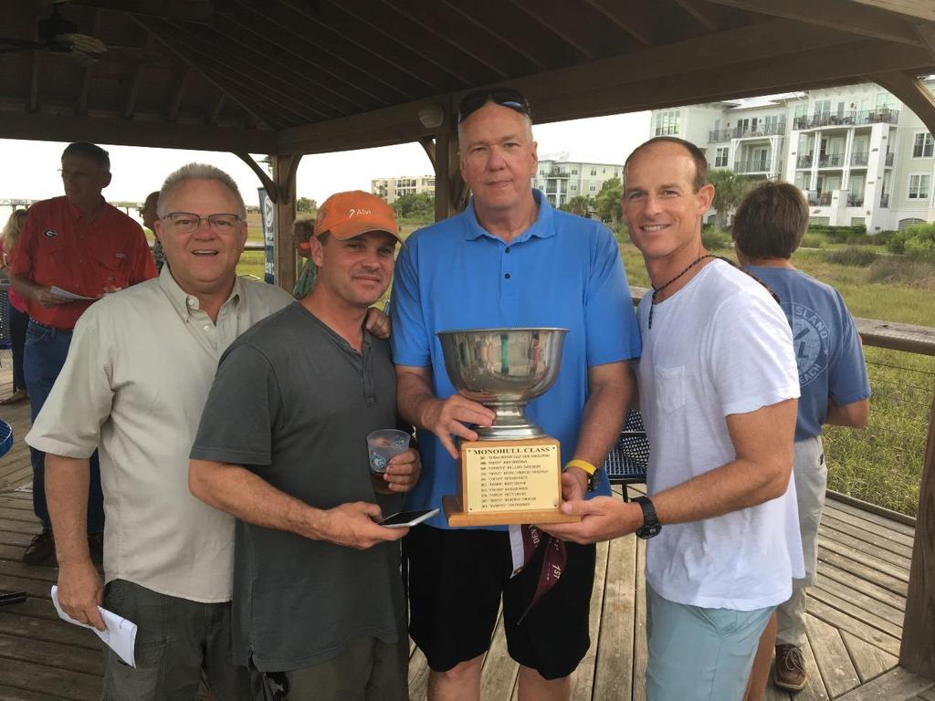 We had good luck with the St. Simons sponsored Coastal Cup on the 20th. A total of 10 boats raced, Six from our club! The Spinnaker Class numbered 6 boats and the Non-Spinnaker, 4 boats.