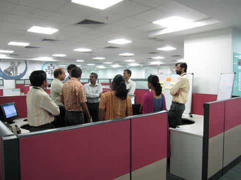 Standup Meeting Participants stand up during the Daily Scrum Vast majority of