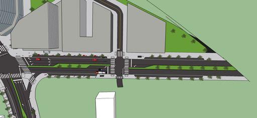 Figure 24: Spout Run Parkway 1. New signalized intersection at driveway into Cardinal House Condominiums 2.