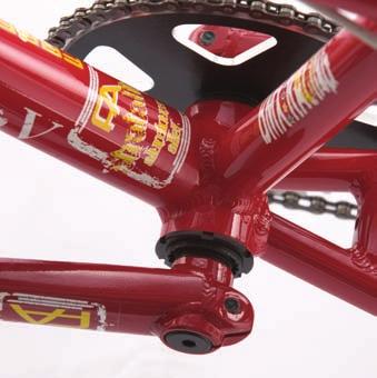cartridge bearings, hollow axle and nuts Freewheel: 16T Pedals: Alloy platform CrMo axle