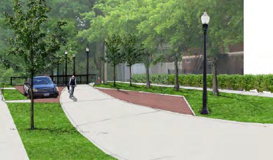 Intersections & Streetscapes: 70 West 11th Bicycle Boulevard Between Lincoln Park and Clark