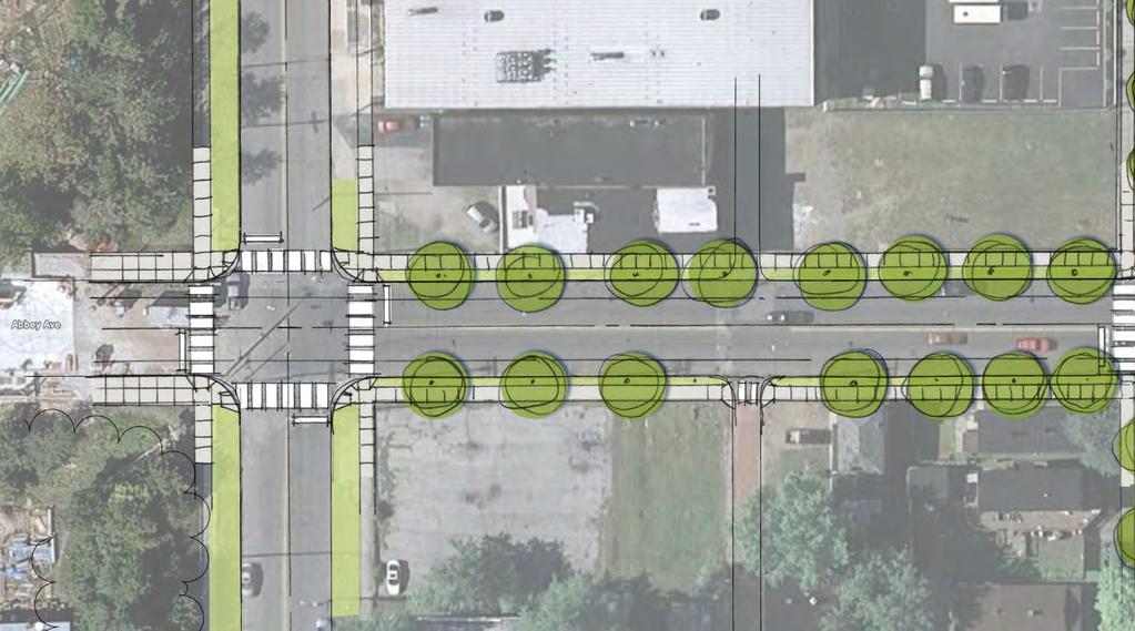 Abbey Avenue Intersections & Streetscapes: 74 COLUMBUS