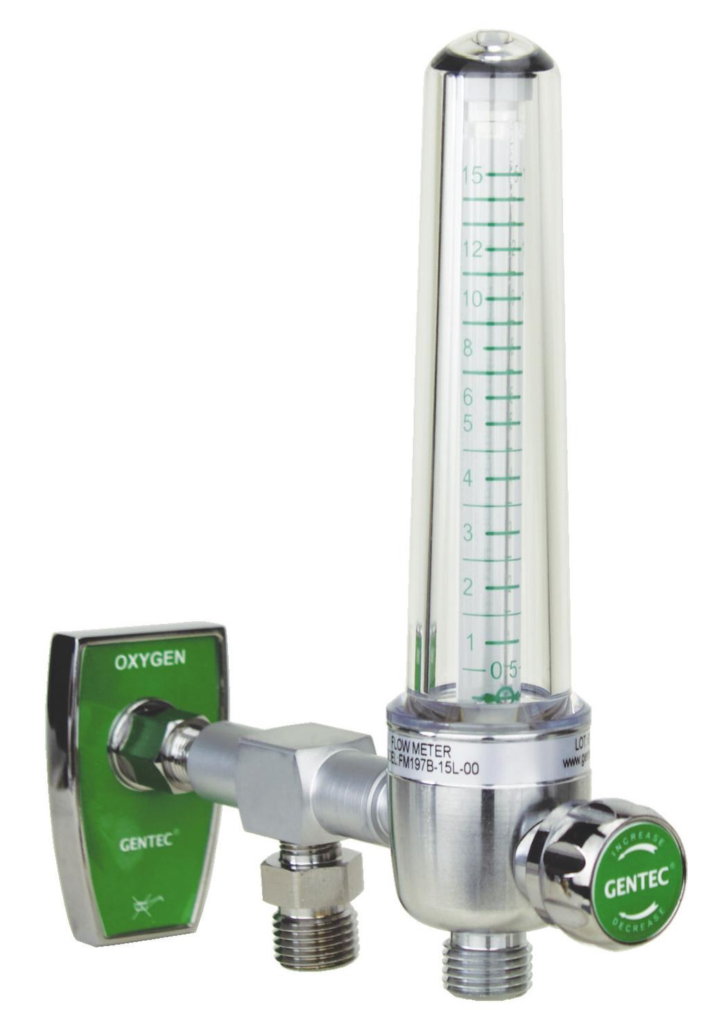 out of durable polycarbonate Stainless steel ball float Back-pressure All flowmeters are