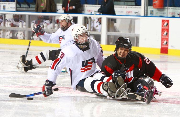 An Introduction To Sledge Hockey Ice Sledge Hockey is the Paralympic version of Ice Hockey and, since its debut in the Paralympic program in the Lillehammer 1994 Paralympics, it quickly became one of