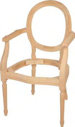 matching side chair 6611 frame: beech