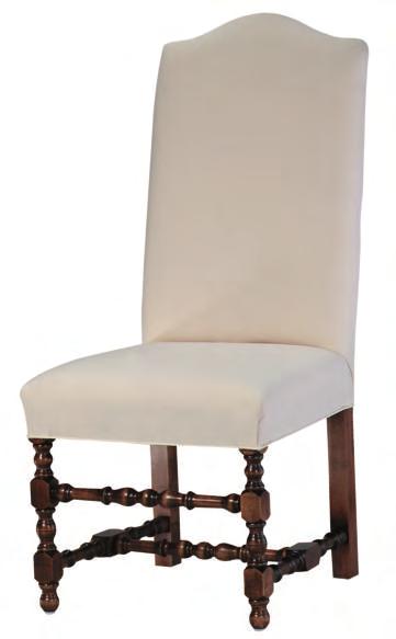 Wormy Maple sample 6487 Chair 46 1 /2"H x 20"W x 20"D Seat Deck