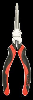 T20001 Proferred 6" Long Nose Pliers without Cutter, TPR Grip (Non-Heavy Duty) ALL PURPOSE 7 IN 1 ANGLE NOSE PLIERS LENGTH: 8 Crimps & strips crimps 10-22 AWG terminals and