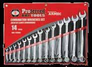 T45003 Proferred 4 Pieces Combination Wrenches Set (1 5/16, 1 3/8, 1 7/16, 1 1/2 ) T46018 Proferred 15/16" Combination Wrench, 12 Pt. T46005 Proferred 1/4" Combination Wrench, 12 Pt.