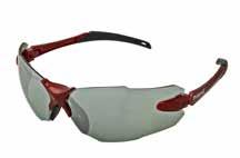 PROFERRED 210 SMOKE LENS SAFETY GLASSES ANSI Z87.1 COMPLIANT Soft elastomer browguard diffuses and deflects impact while providing comfort at all contact points.