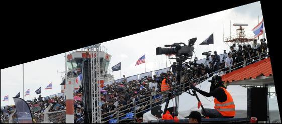 TV DISTRIBUTION P 5 GLOBAL TV COVERAGE CURRENT CONFIRMED BROADCAST CHANNELS Air Race 1 has secured television coverage across the world in over 350 million homes and 100 counties via our own