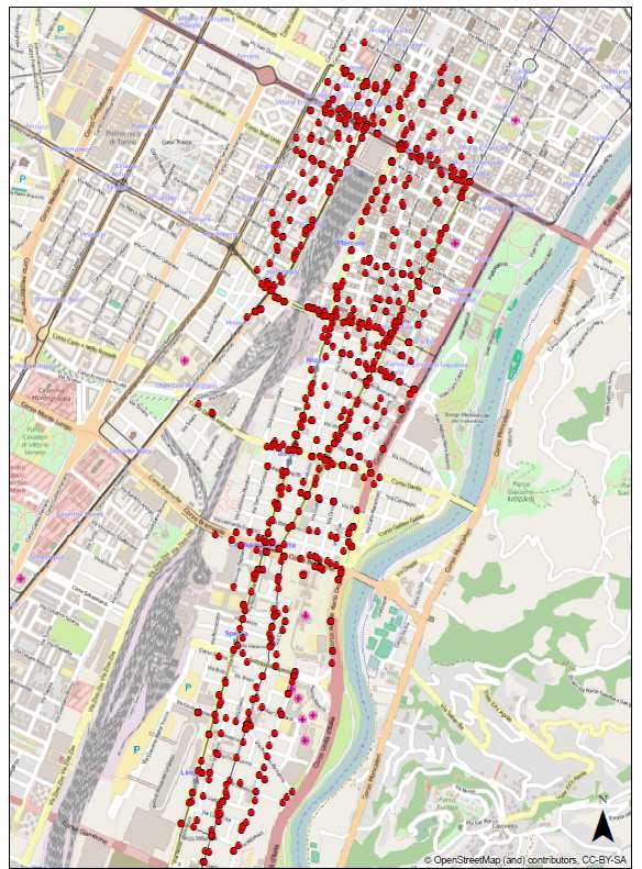 Traffic accidents in the subway catchment area In order to