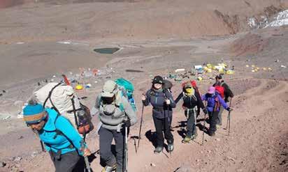 Training Most people underestimate how physically challenging a climb of Aconcagua can be. Endurance training as well as core fitness is a must.
