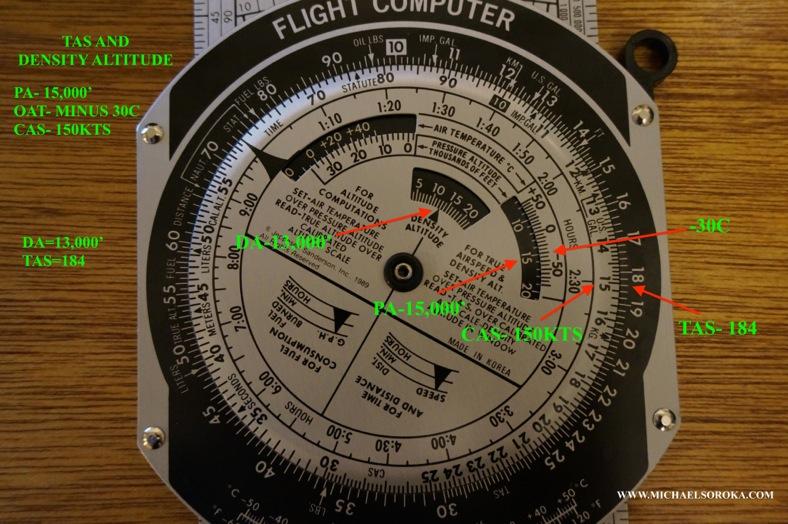 You should get 13,000 and 184kts Conversions (below) The E6B can do a bunch