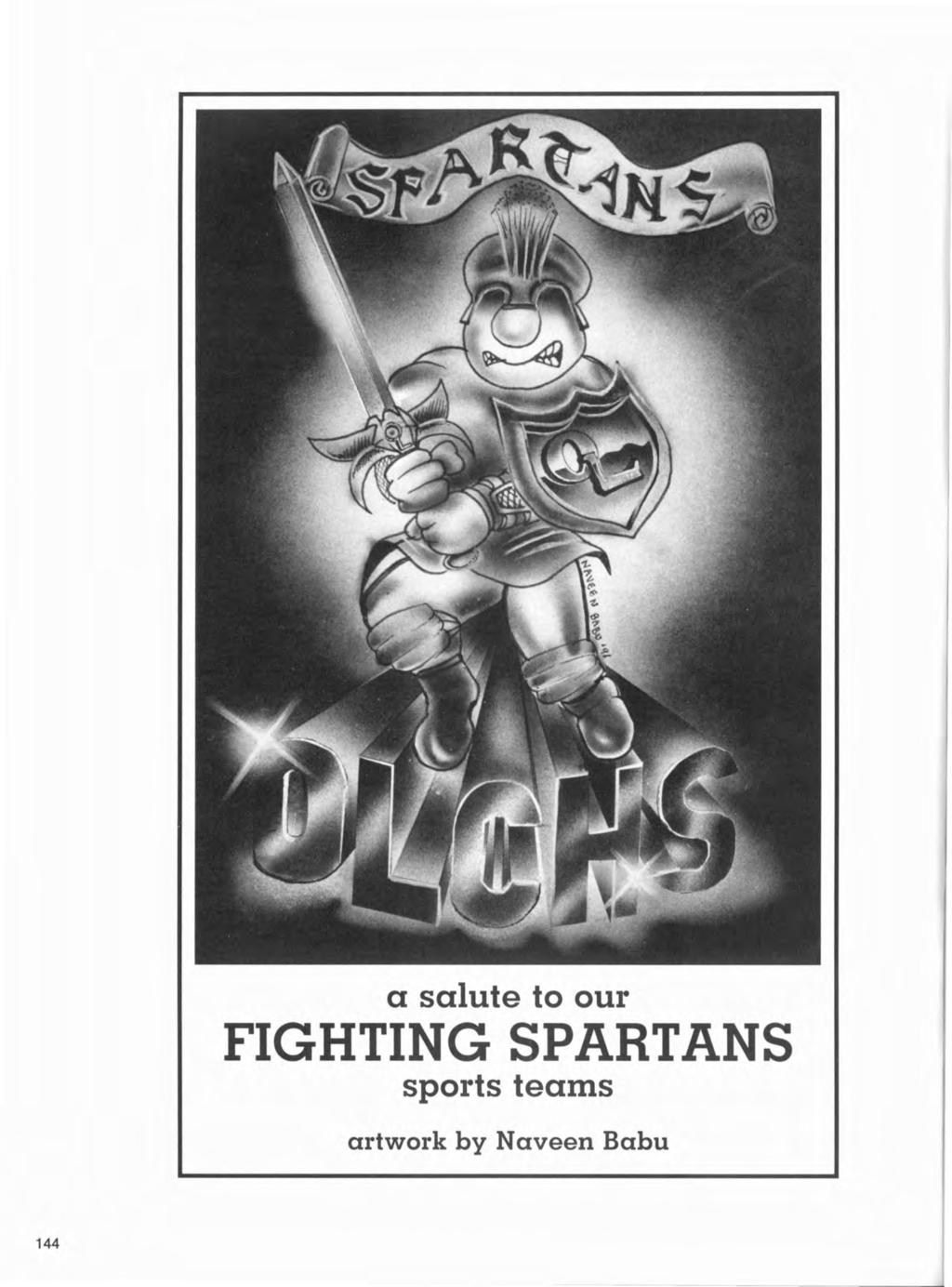 a salute to our FIGHTING SPARTANS