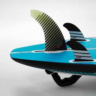 Power Pro Freewave Thruster Keith Teboul: A new three stage rocker concept with a nice flat between the stance and a