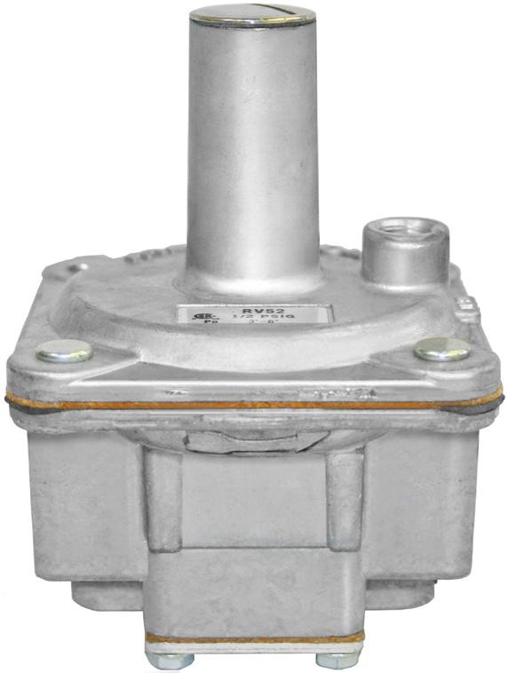 RV SERIES Straight-Thru-Flow Design Vibration Resistant Adjusting Screw (inside) Welch Plug/ Seal Cap Description Maxitrol s original straight-thru-flow (STF) design regulators are non-lockup type