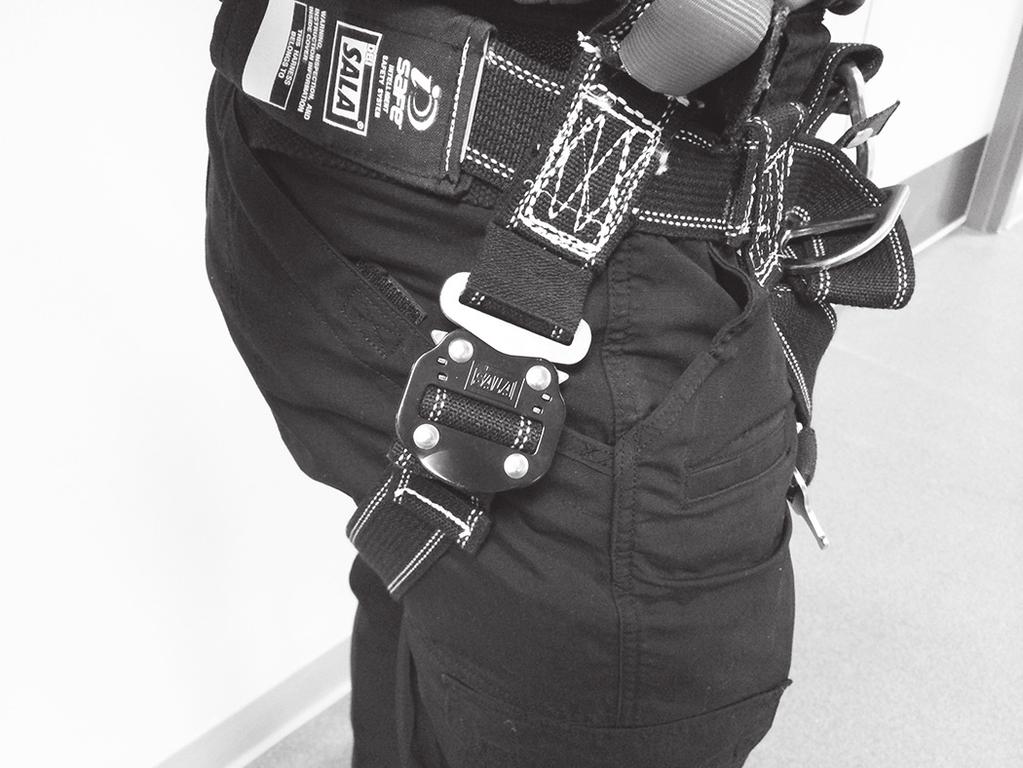WARNING: The Fire and Rescue Harness meets the requirements of NFPA 1983, Standard on Life Safety Rope and Equipment for Emergency Services, 2017 Editions, and the Optional Flame Resistance