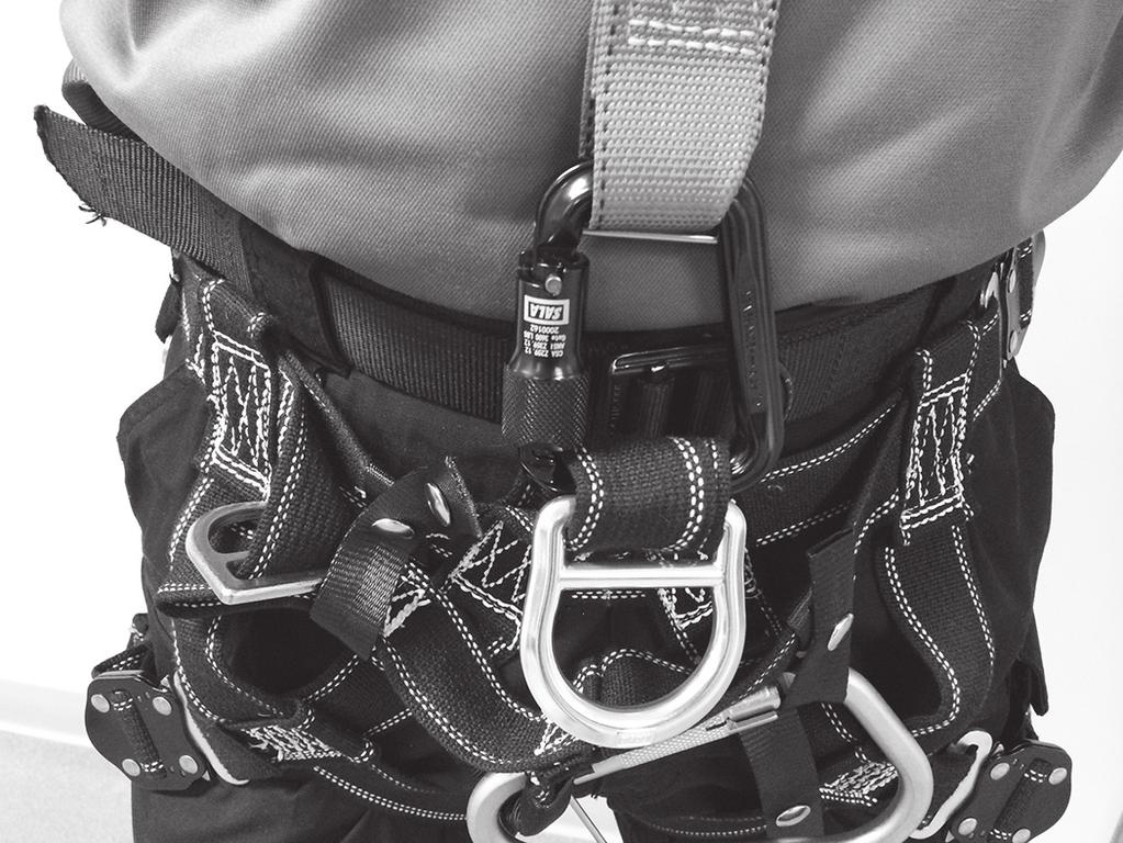 The D-Ring and Yoke should be facing forward. Ensure all straps are not twisted.