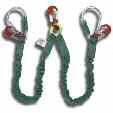 Fall Protection Shock-Absorbing Lanyards: Twin-Leg no picture available Buckingham Dual Buck- Stop Twin-Leg Shock Absorbing Lanyard 6' Lanyard Locking ladder snaps with 2-1/2" opening on both ends