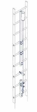 Fall Protection Safety Climbs Capital Safety Tower Safety Climb Description Capital Safety Tower 6116280 6100090 6100400 Flex Cable 6110000 Fixed Ladder System, Flex Top Bracket, Galvanized, 1-1/8"