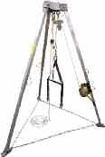 for fall arrest Capital Safety 8301000 Capital Safety 8' Tripod with 50' Galvanized Winch, 50' Galvanized SRL 8' max height tripod 50' (15 m) galvanized cable winch 50' (15 m) 3/16" galvanized cable