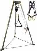 anchor point 1 man Description Capital Safety AA805AG AA805AG2 System System, with tripod bag Elk River Economy EZE-Man TM 7' Confined Space System Includes deluxe EZE-Man Winch 3:1 ratio, tripod