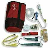 Fall Protection Kits Buckingham High Elevation Rescue Kit Complete kit with everything needed to self rescue or rescue another from an elevated location Features: - An anti-panic descender - 250' of