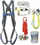 harness - Shock-absorber which is attached to a rope positioner (for use with 5/8" rope only) - 50' of multiline 5/8" rope - Roof anchor, nails, & carry bag Buckingham 3114 Capital Safety Compliance